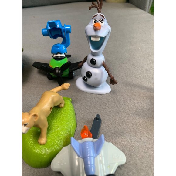 14 Mixed Disney & DreamWorks Frozen Lion King Kids Meal Figurine Set - Picture 10 of 13